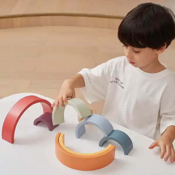 Развивающая игра-балансир "Радужная расстановка"