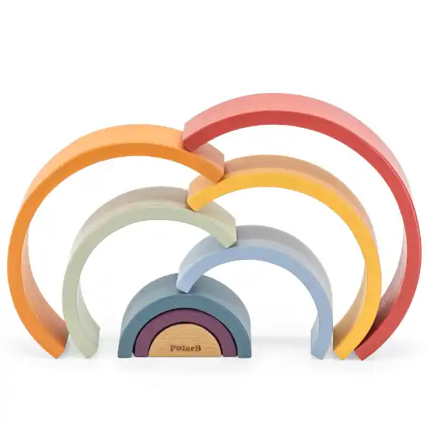 Развивающая игра-балансир "Радужная расстановка"