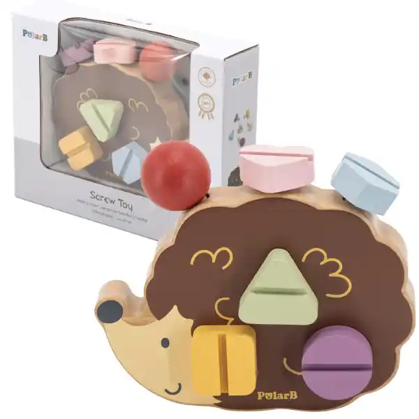 Сортер "Ёжик с шурупами и отверткой"