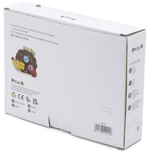 Сортер "Ёжик с шурупами и отверткой"