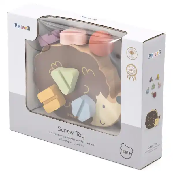 Сортер "Ёжик с шурупами и отверткой"