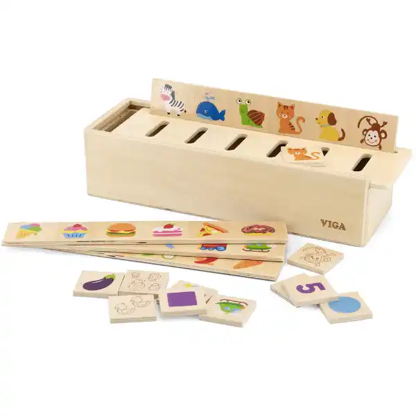 Деревянная игра-сортер "Найди совпадения"