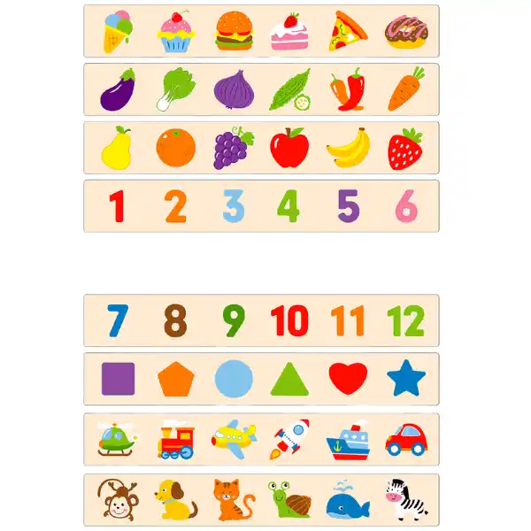 Деревянная игра-сортер "Найди совпадения"