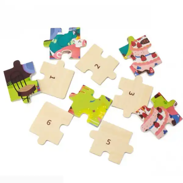 Деревянный пазл "День рождение", 24 эл.