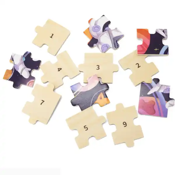 Деревянный пазл "Животные в космосе", 24 эл.