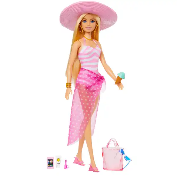 Set de joc Barbie „Plimbare pe plajă”