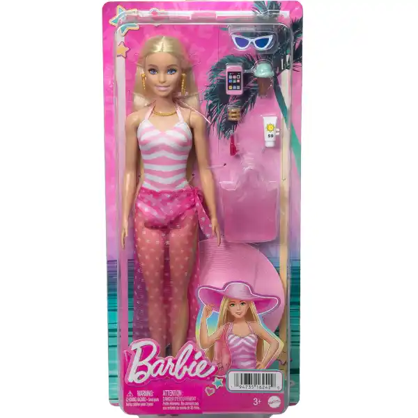 Set de joc Barbie „Plimbare pe plajă”