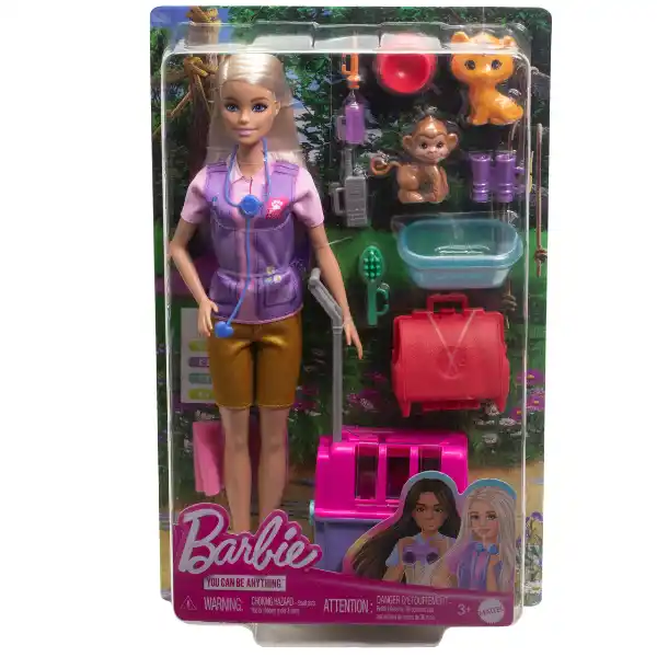 Set de joc Barbie „Salvarea animalelor”