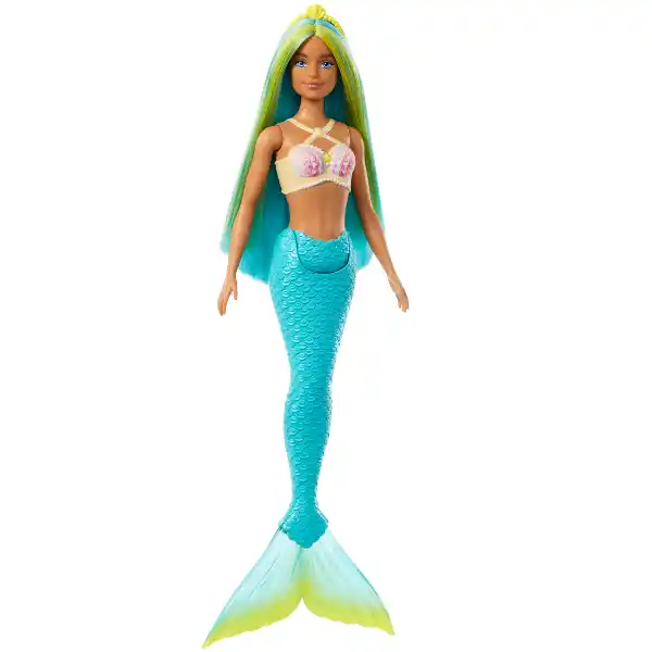 Papușa Barbie Dreamtopia „Sirena cu păr multicolor”, 4 modele