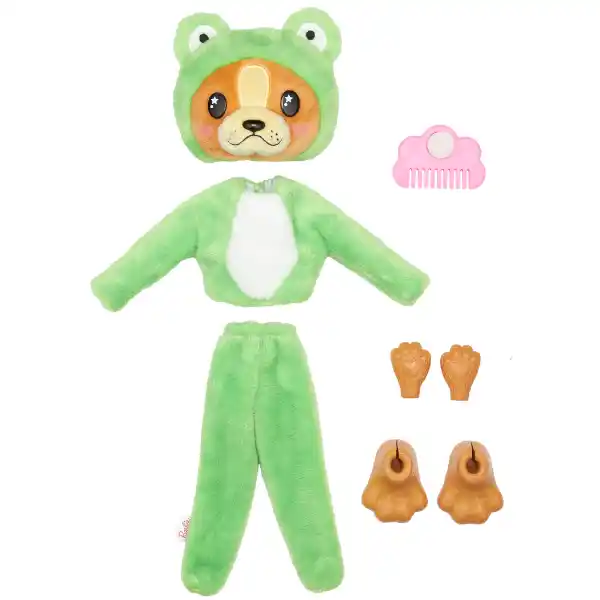 Păpușa Barbie Cutie Reveal „Сățeluș în costum de broască de pluș”