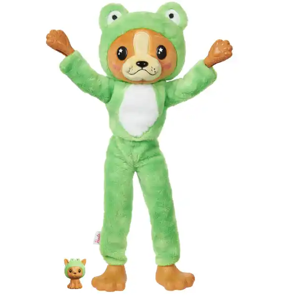 Păpușa Barbie Cutie Reveal „Сățeluș în costum de broască de pluș”