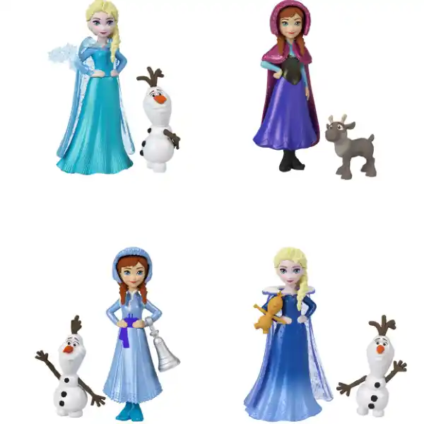 Set Surpriză Disney Frozen Ice Reveal cu gel de gheață Squishy, 6 modele, 4 modele