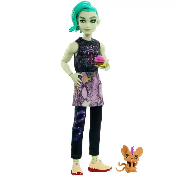 Set de joc Monster High ” Deuce Gorgon și Perseus”, cu accesorii