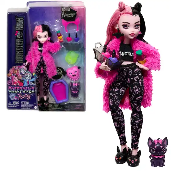 Игровой набор Monster High Creepover Party "Дракулаура и Граф Фэбулус"