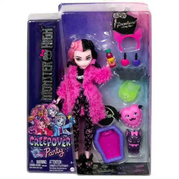 Игровой набор Monster High Creepover Party "Дракулаура и Граф Фэбулус"