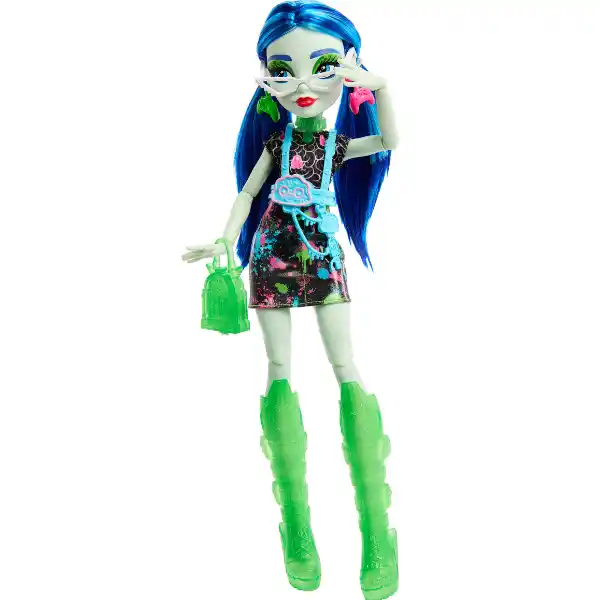 Игровой набор Monster High Neon Fright " Гулия Йелпс и Секреты в ее шкафу "
