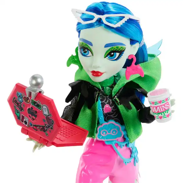Игровой набор Monster High Neon Fright " Гулия Йелпс и Секреты в ее шкафу "