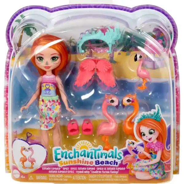 Enchantimals Набор "Семья фламинго Флоринды"