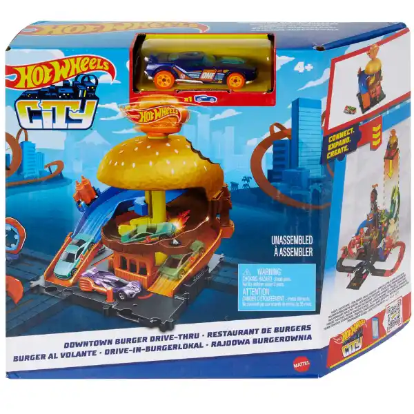 Игровой набор Hot Wheels "Бургерная"