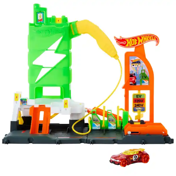 Игровой набор Hot Wheels "Заправочная станция Super Recharge"