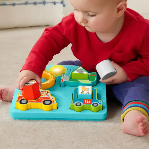 Fisher-Price Sorter - puzzle "Vehicule - forme și sunete"