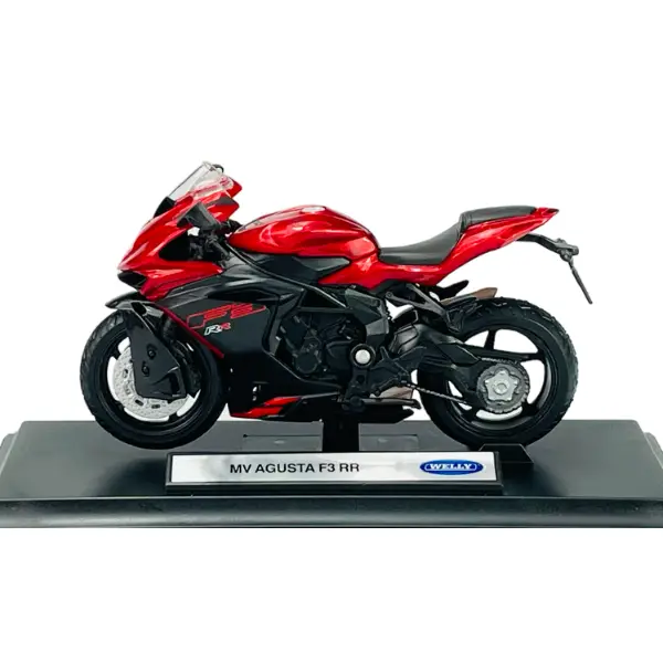 Motociclete metalice de colecție  1:18 Welly , 8 modele