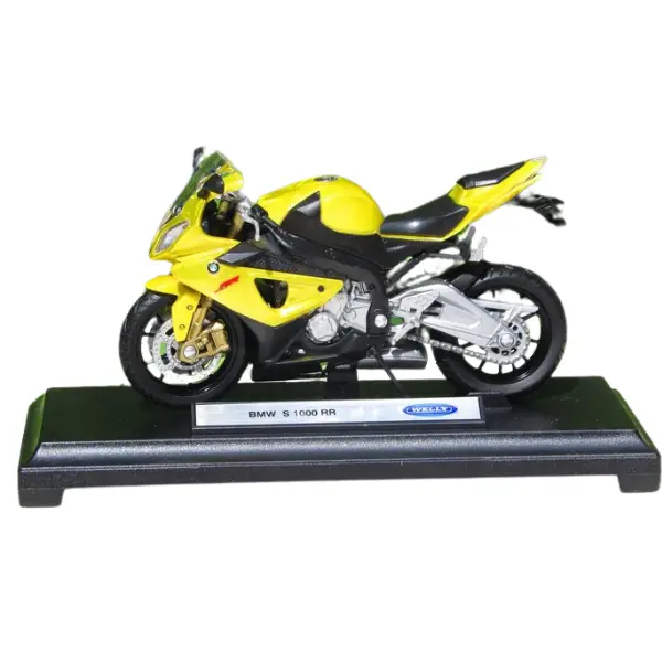 Motociclete metalice de colecție  1:18 Welly , 8 modele