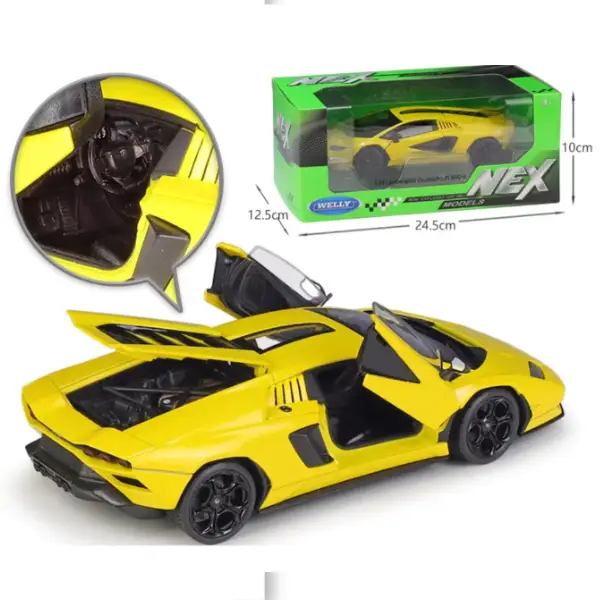 Mașina de colecție LAMBORGHINI COUNTACH LPI 800-4 1:24 Welly