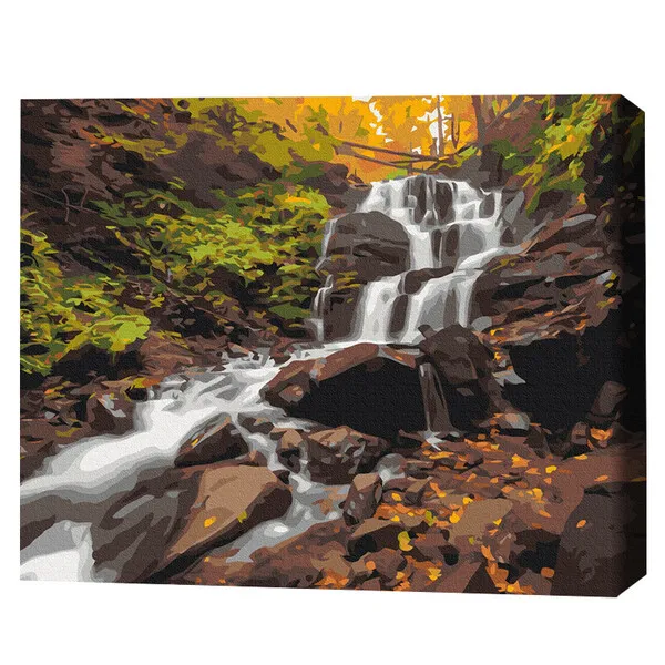 Pictură pe numere 40*50 cm (în cutie) – Cascada Shipot