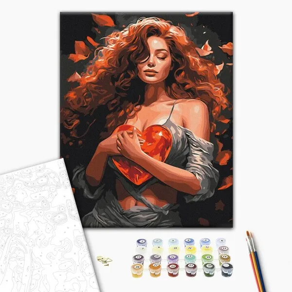Pictură pe numere 40*50 cm (în cutie) – Gardian al iubirii