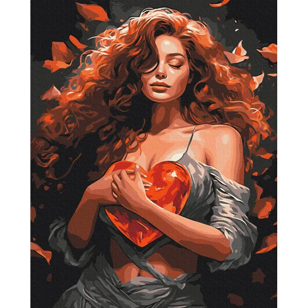 Pictură pe numere 40*50 cm (în cutie) – Gardian al iubirii