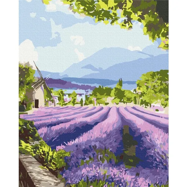 Pictură pe numere 40*50 сm (fără cutie) – Cele două lumi din Provence