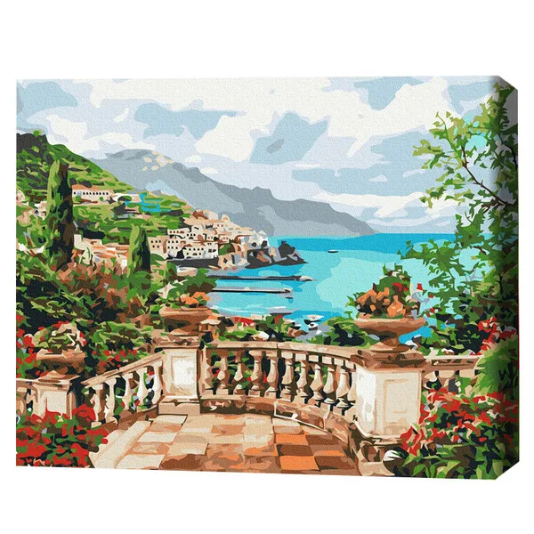 Pictură pe numere 40*50 сm (fără cutie) – Vedere spre mare