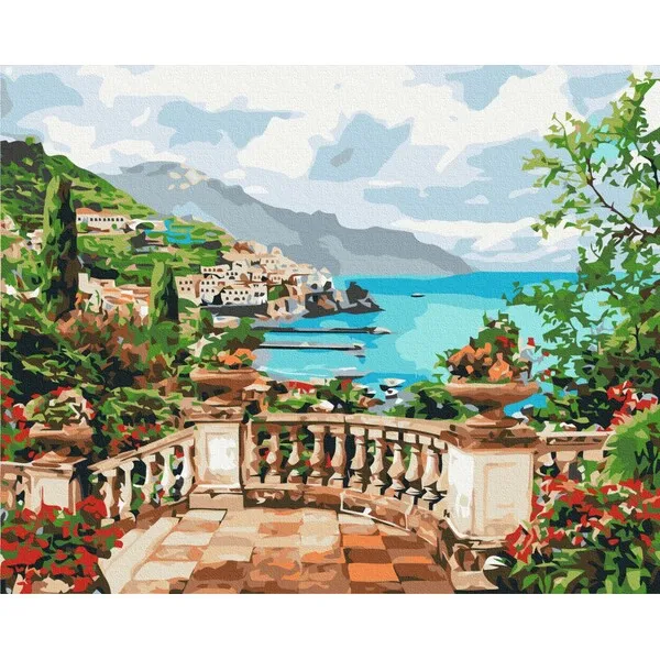Pictură pe numere 40*50 сm (fără cutie) – Vedere spre mare
