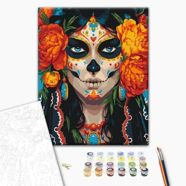 Pictură pe numere 40*50 сm (fără cutie) – Mexicul în ochii ei
