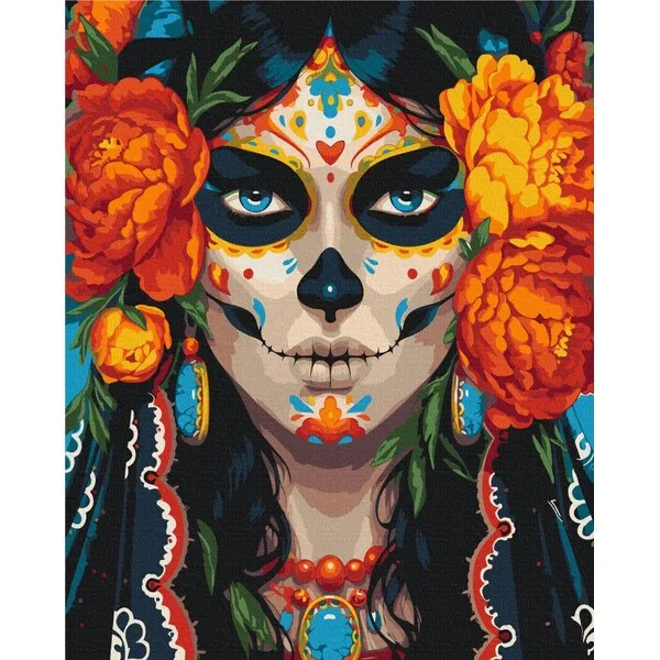 Pictură pe numere 40*50 сm (fără cutie) – Mexicul în ochii ei