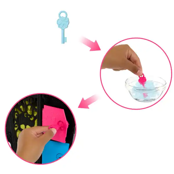 Игровой набор Monster High Neon Fright "Фрэнки Штейн и Секреты в ее шкафу "