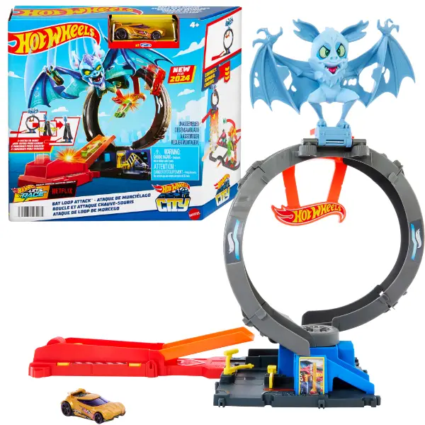 Hot Wheels Set de joc "Atacul liliacului"
