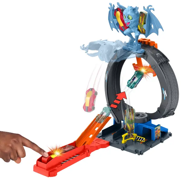 Hot Wheels Set de joc "Atacul liliacului"