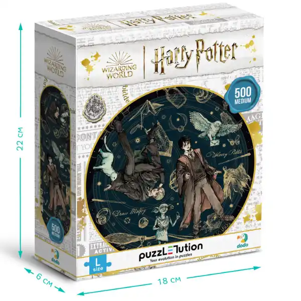 Puzzle „Dedicat. Legendar. Mândru”, seria Harry Potter, 500 elem.