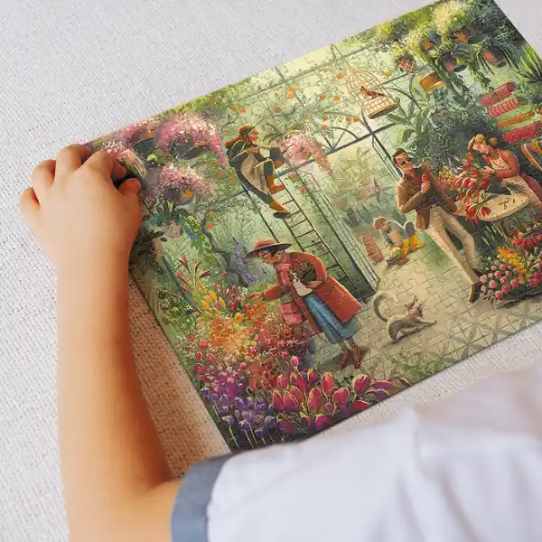 Puzzle „Magazinul de flori”, seria Stil de viață, 300 elem.