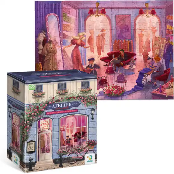 Puzzle „Atelierul de modă”, seria Stil de viață, 300 elem.