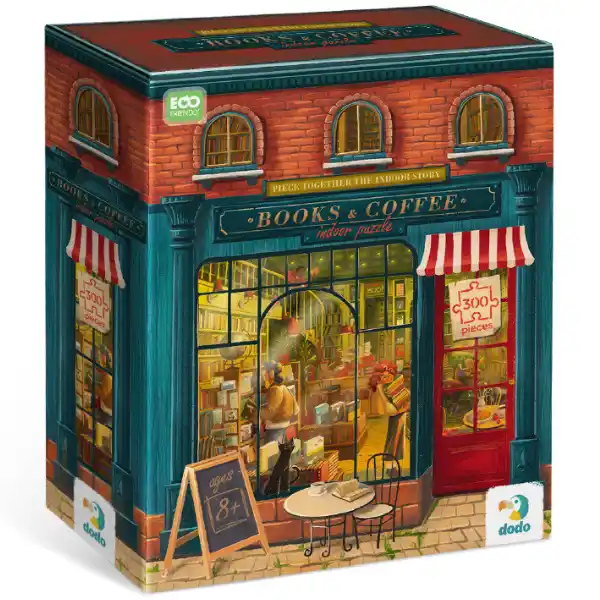 Puzzle „Librărie”, seria Stil de viață, 300 elem.