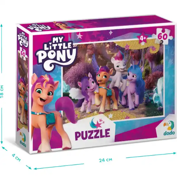 Puzzle „Pădurea magică”, seria My Little Pony, 60 elem.