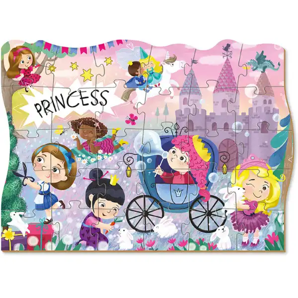 Puzzle „Prințese în vacanță”, seria Fantasy, 30 elem.