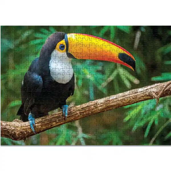 Puzzle „Toucan. Brazilia”, seria Lumea animalelor, 500 elem.