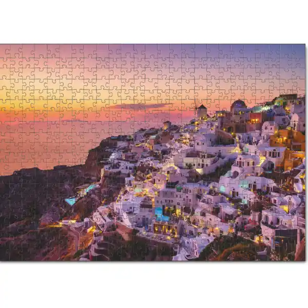 Puzzle „Satul Oia. Grecia”, seria Peisaje, 500 elem.