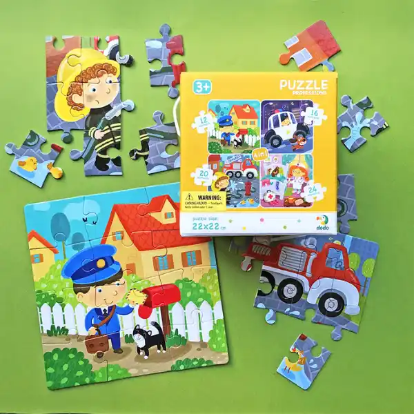 Puzzle 4 în 1 „Profesii”