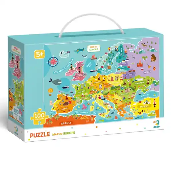 Puzzle „Harta Europei, 100 elem.