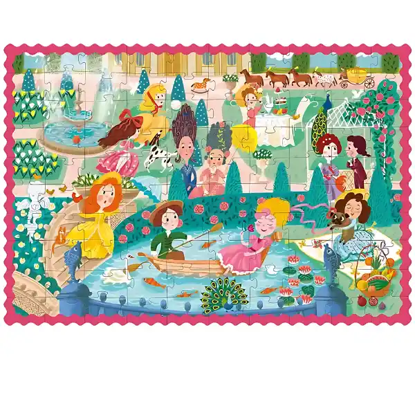 Puzzle „Prințese la plimbare”, 100 elem.